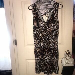 Venus Size Large Leopard Romper